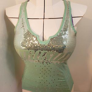 2/$60 M Parasuco Tank Top Disco v-neck